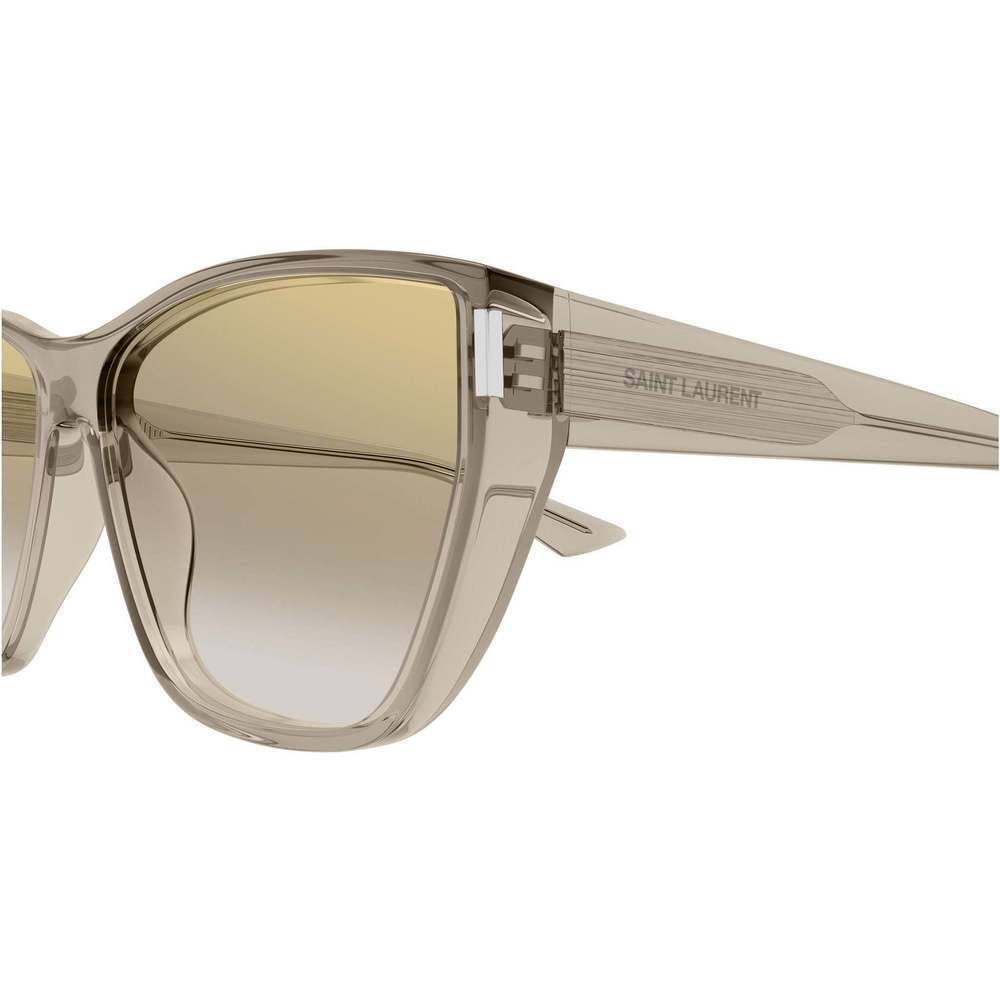 NWT Yves Saint Laurent SL-758-F Yellow 63mm Sunglasses - Picture 2 of 4